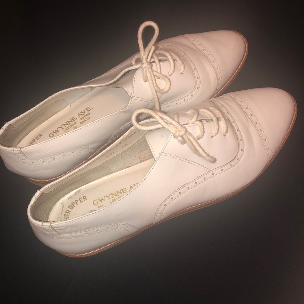 Vintage Oxford White Shoes